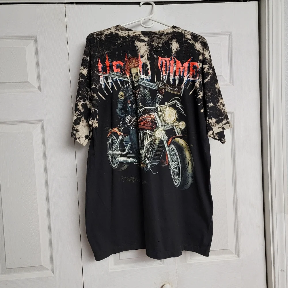 XL Mens Skull Shirtz Black - Picture 1 of 4